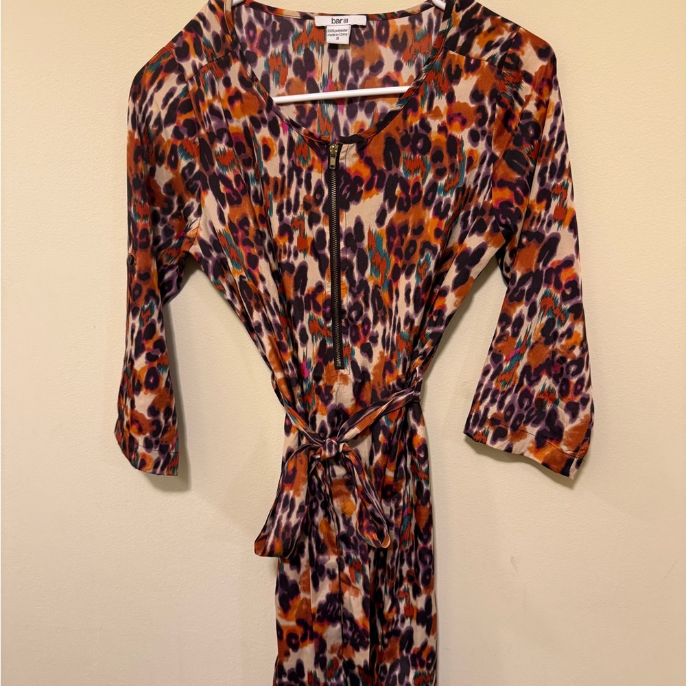 Colorful Animal Print Dress